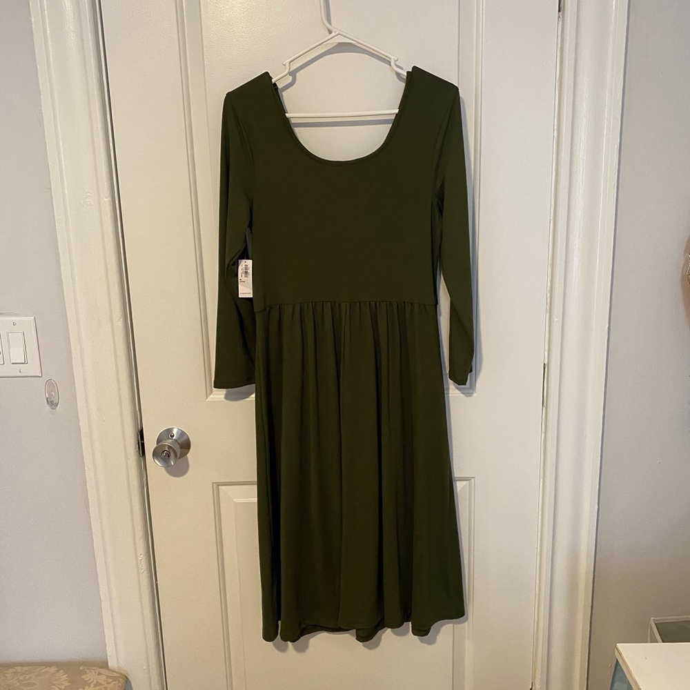 Old Navy Green midi dress